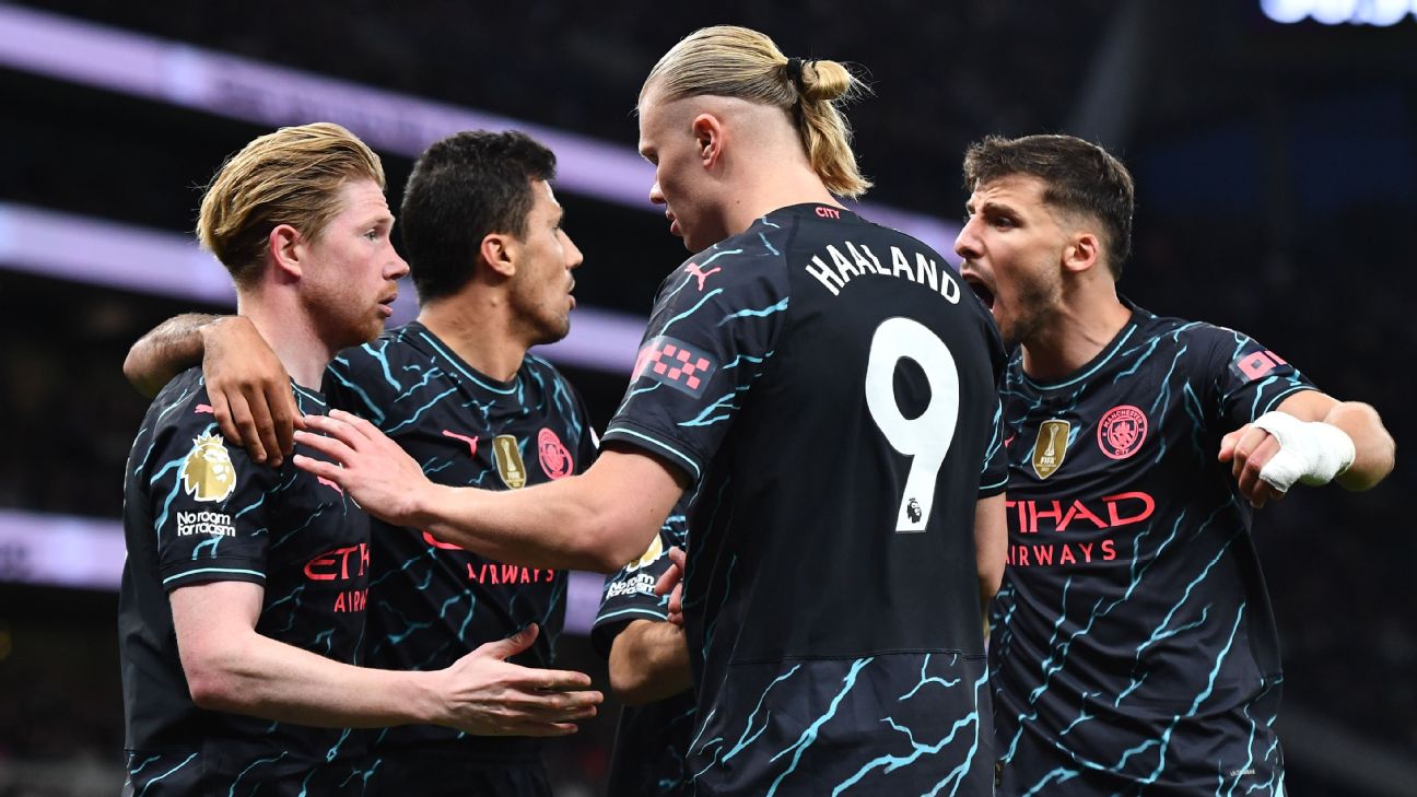 Player Ratings: City on the cusp of four in a row – Tottenham 0-2 Manchester City