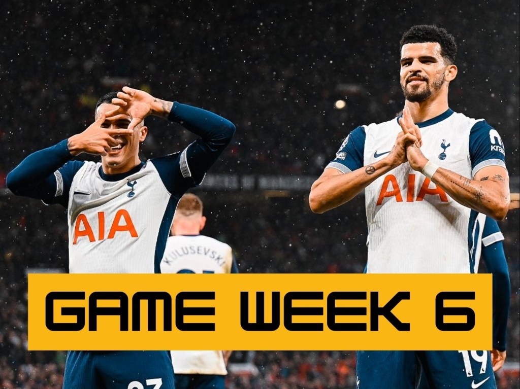 GAME WEEK 6 – PREMIER LEAGUE WEEKLY ROUND UP&nbsp;2024/25