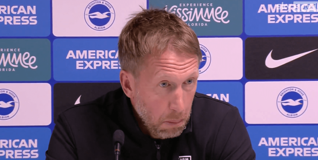 “I’m in too much pain… congratulations to Brighton” – Devastated Graham Potter reacts to Brighton&nbsp;defeat