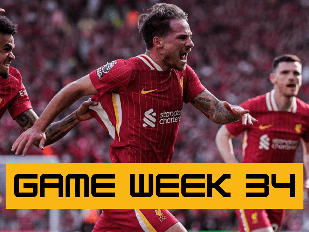 GAME WEEK 34 – PREMIER LEAGUE WEEKLY ROUND UP&nbsp;2024/25