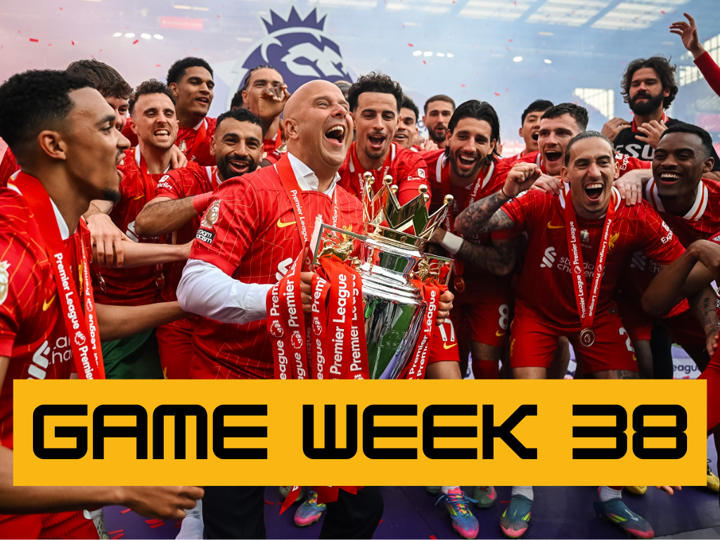 GAME WEEK 38 – PREMIER LEAGUE WEEKLY ROUND UP&nbsp;2024/25