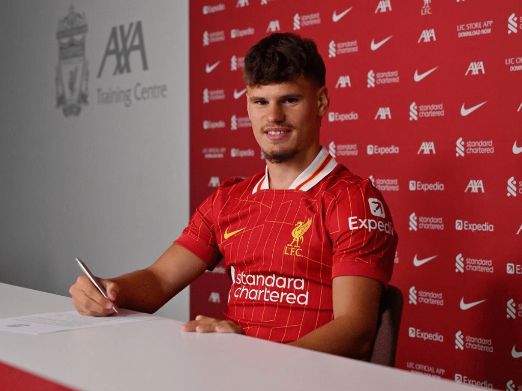 Liverpool confirm Milos Kerkez&nbsp;signing