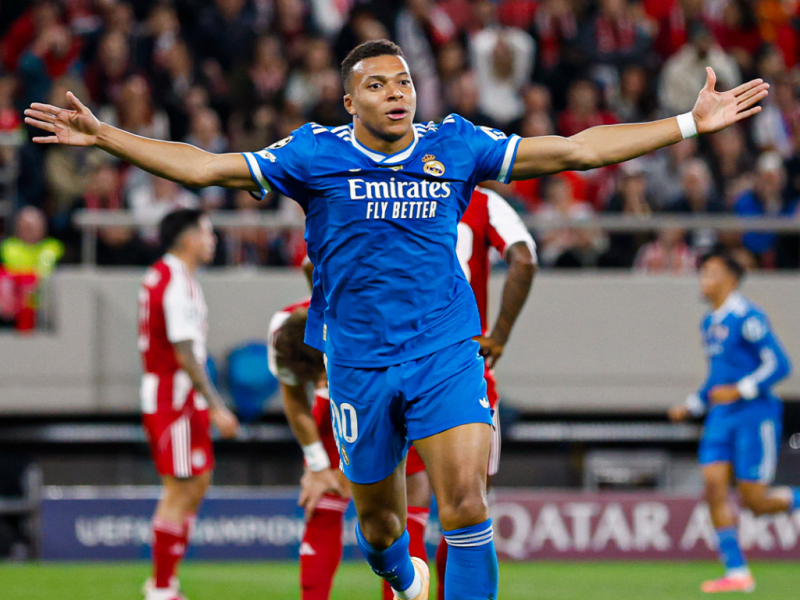 Mbappe scores four in seven goal thriller – Olympiacos 3-4 Real Madrid&nbsp;REPORT